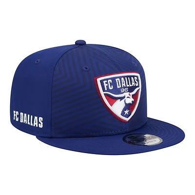Casquette snapback New Era bleue FC Dallas 2026 pour homme