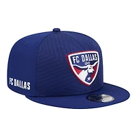 Casquette snapback New Era bleue FC Dallas 2026 pour homme