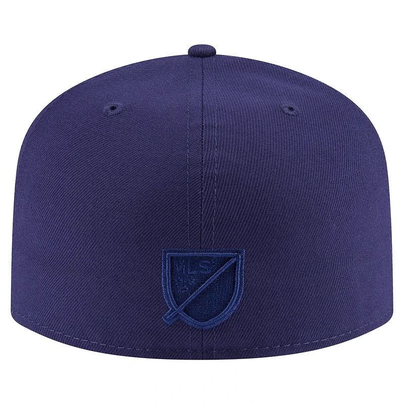 Men's New Era Navy FC Dallas Color Pack A-Frame 59FIFTY Fitted Hat
