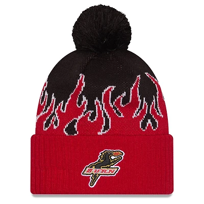 Bonnet en tricot à revers et pompon rouge FC Dallas 2025 pour homme New Era