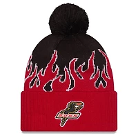 Bonnet en tricot à revers et pompon rouge FC Dallas 2025 pour homme New Era