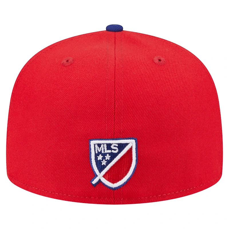 Casquette ajustée New Era FC Dallas Kickoff 2025 59FIFTY pour homme rouge