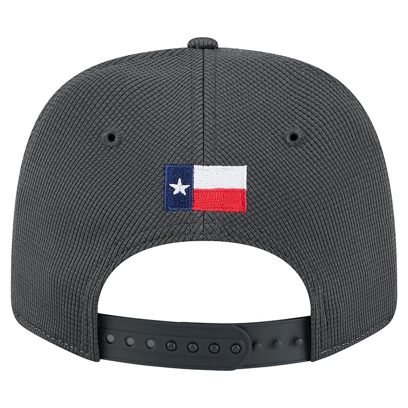 Casquette extensible à bouton-pression New Era blanche/grise FC Dallas 2025 Jersey Hook 9SEVENTY pour homme
