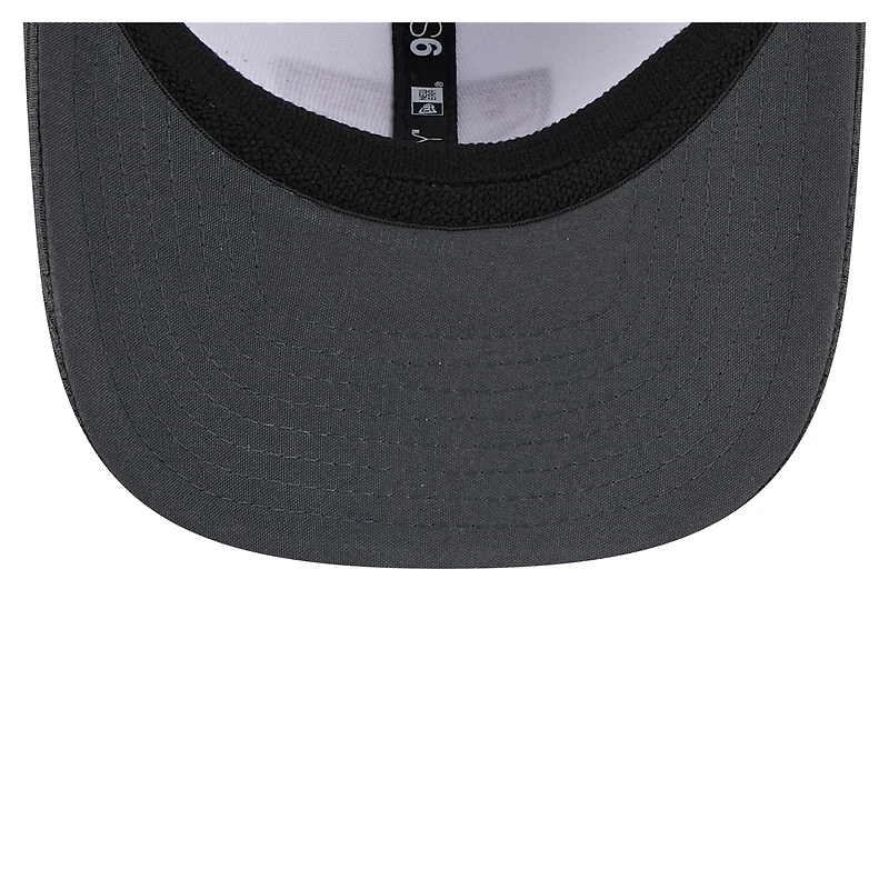 Casquette extensible à bouton-pression New Era blanche/grise FC Dallas 2025 Jersey Hook 9SEVENTY pour homme