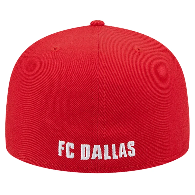 Men's New Era White/Red FC Dallas 2024 Kick Off Collection 59FIFTY Fitted Hat