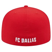 Men's New Era White/Red FC Dallas 2024 Kick Off Collection 59FIFTY Fitted Hat