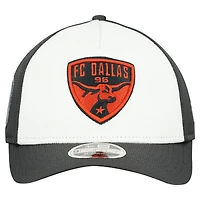Casquette ajustable New Era blanche FC Dallas 2025 Jersey Hook 9FORTY M-Crown pour homme