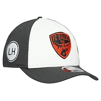 Casquette ajustable New Era blanche FC Dallas 2025 Jersey Hook 9FORTY M-Crown pour homme
