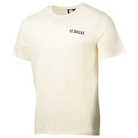 T-shirt décontracté pour homme, motif sport, crème, FC Dallas, Suède