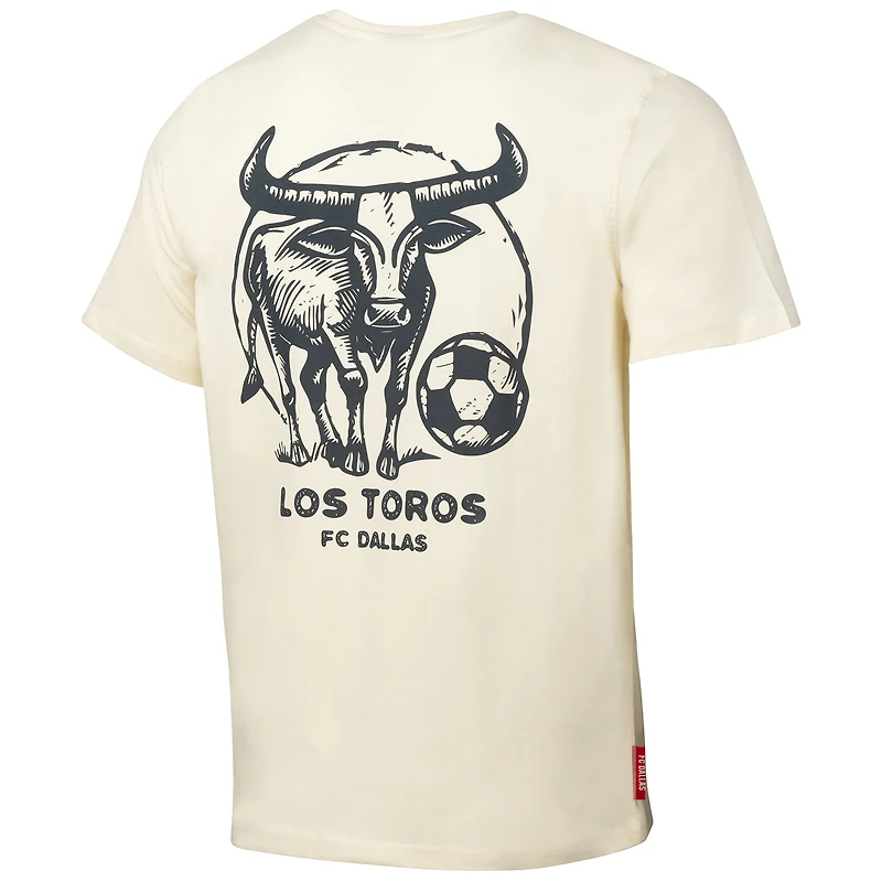 T-shirt décontracté pour homme, motif sport, crème, FC Dallas, Suède
