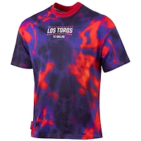 T-shirt surdimensionné Sport Design Suède rouge/bleu FC Dallas City Soul pour homme