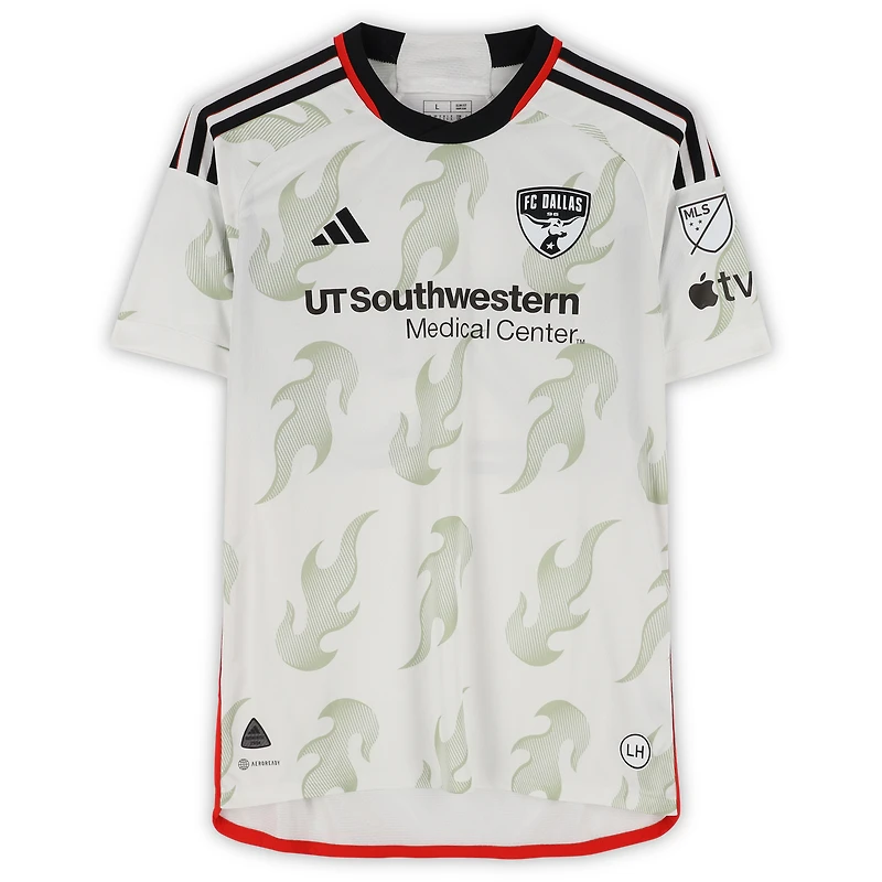 Omar Gonzalez FC Dallas Autographed Match-Used #3 White adidas Jersey from the 2024 MLS Season - Size L