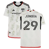 Sam Junqua FC Dallas Autographed Match-Used #29 White adidas Jersey from the 2024 MLS Season - Size L