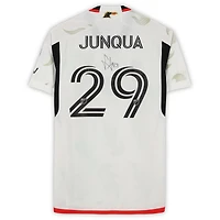 Sam Junqua FC Dallas Autographed Match-Used #29 White adidas Jersey from the 2024 MLS Season - Size L