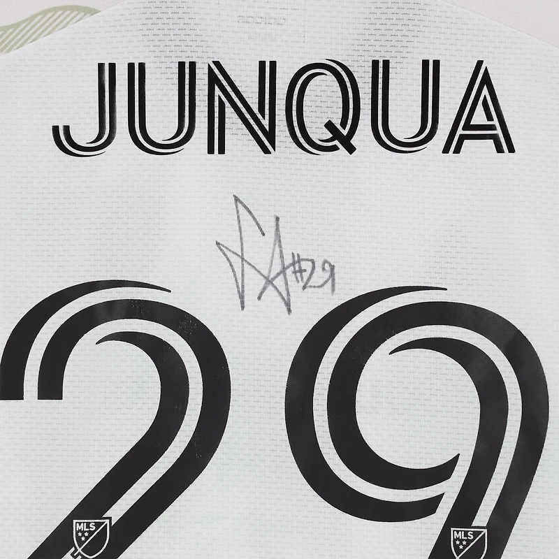 Sam Junqua FC Dallas Autographed Match-Used #29 White adidas Jersey from the 2024 MLS Season - Size L