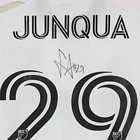 Sam Junqua FC Dallas Autographed Match-Used #29 White adidas Jersey from the 2024 MLS Season - Size L