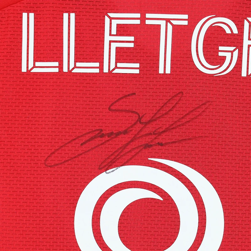 Sebastian Lletget FC Dallas Autographed Match-Used #8 Red adidas Jersey from the 2024 MLS Season - Size M