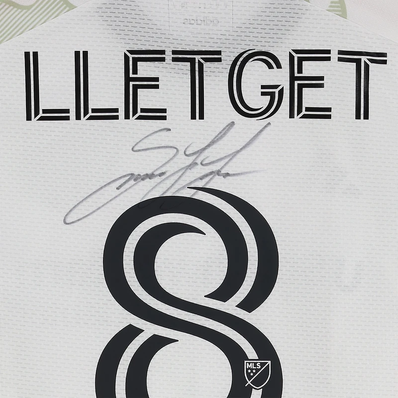 Sebastian Lletget FC Dallas Autographed Match-Used #8 White adidas Jersey from the 2024 MLS Season - Size M