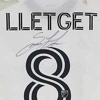 Sebastian Lletget FC Dallas Autographed Match-Used #8 White adidas Jersey from the 2024 MLS Season - Size M