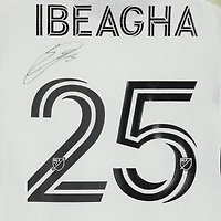 Maillot blanc dédicacé #25 de Sebastien Ibeagha FC Dallas pour la saison 2023 de la MLS