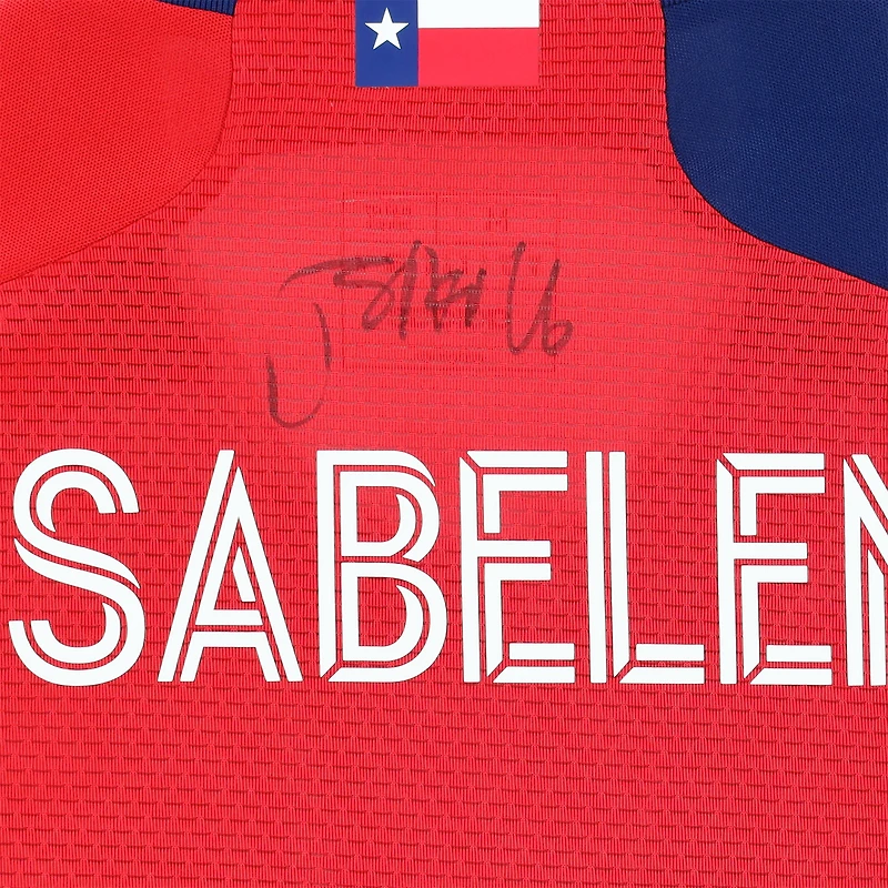 Tsiki Ntsabeleng FC Dallas Autographed Match-Used #16 Red adidas Jersey from the 2024 MLS Season - Size M