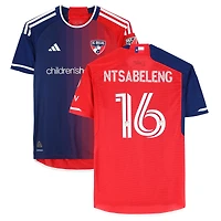 Tsiki Ntsabeleng FC Dallas Autographed Match-Used #16 Red adidas Jersey from the 2024 MLS Season - Size M