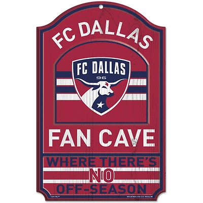 WinCraft FC Dallas 11" x 17" Wood Sign