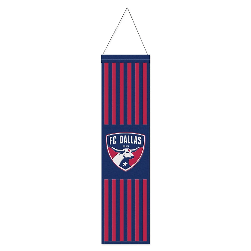 Bannière avec logo principal en laine WinCraft FC Dallas