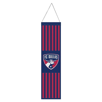 Bannière avec logo principal en laine WinCraft FC Dallas