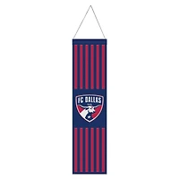 Bannière avec logo principal en laine WinCraft FC Dallas