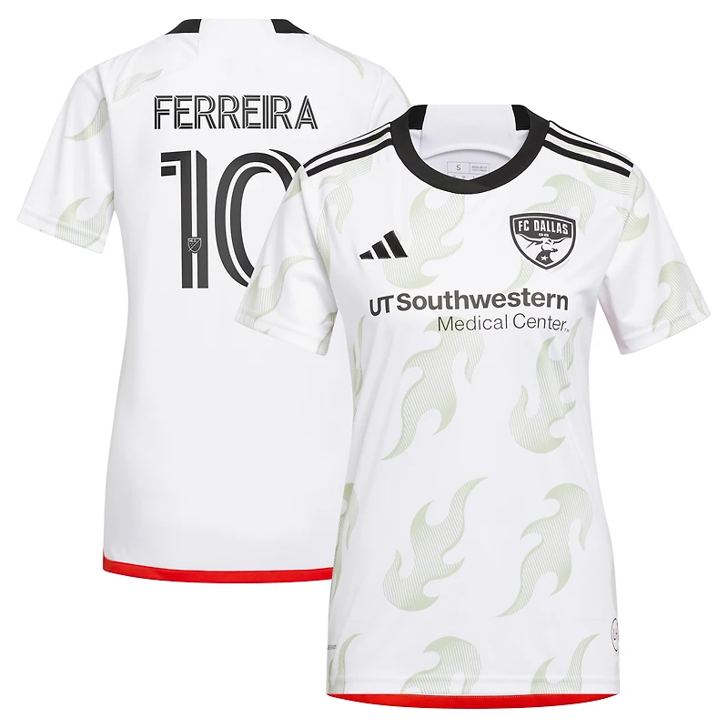 Maillot adidas Jesus Ferreira pour femme FC Dallas 2023 Burn Baby Replica Player