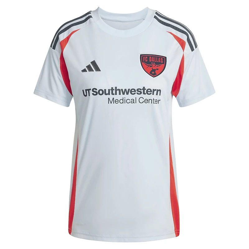 Maillot réplique adidas bleu clair FC Dallas 2025 The Inferno Kit pour femme