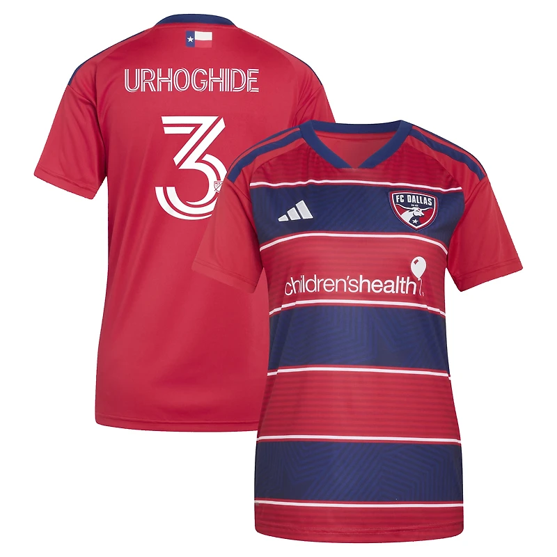 Women's adidas Osaze Urhoghide Red FC Dallas 2026 DNA Kit Replica Jersey