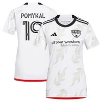 Maillot Adidas Paxton Pomykal Blanc FC Dallas 2023 Burn Baby Replica Player pour femme