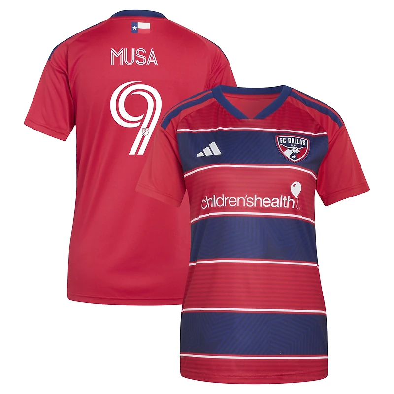 Women's adidas Petar Musa Red FC Dallas 2026 DNA Kit Replica Player Jersey