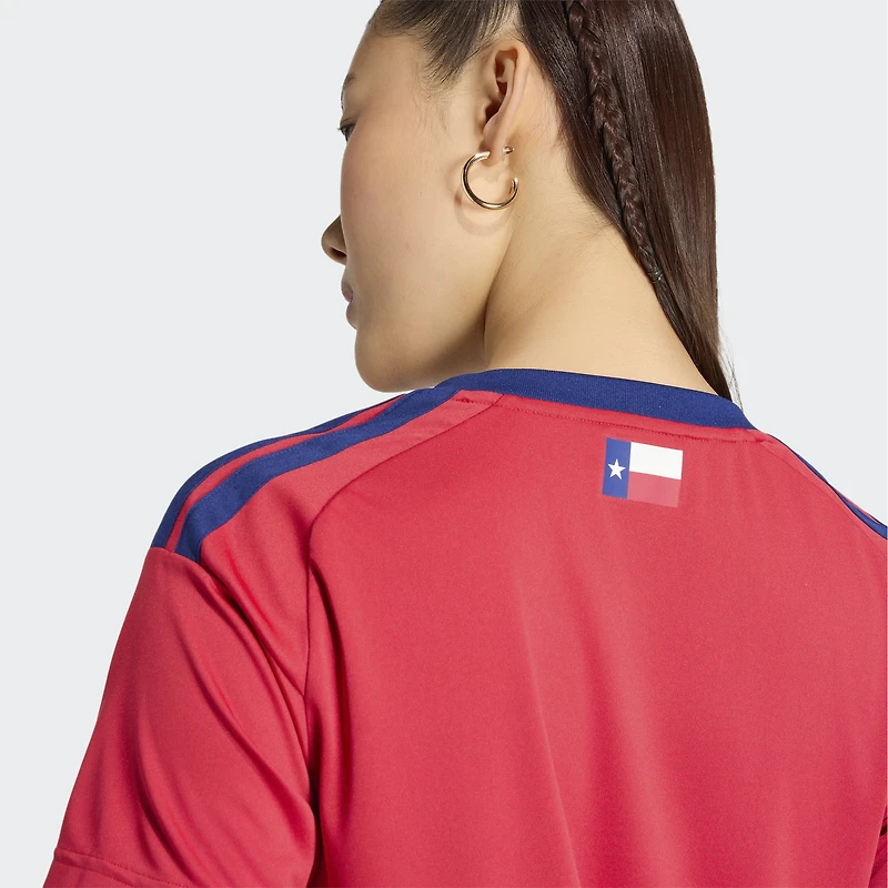 Maillot réplique adidas rouge FC Dallas 2026 DNA pour femme