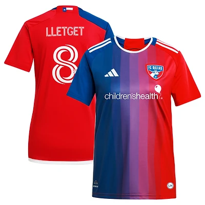 Women's adidas Sebastian Lletget Navy FC Dallas 2024 After Burner Replica Player Jersey