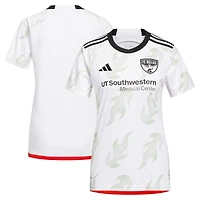 Women's adidas White FC Dallas 2023 Burn Baby Replica Jersey