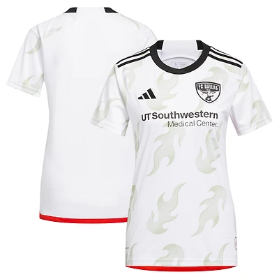 Maillot Adidas FC Dallas 2023 Burn Baby Replica pour femme - Blanc