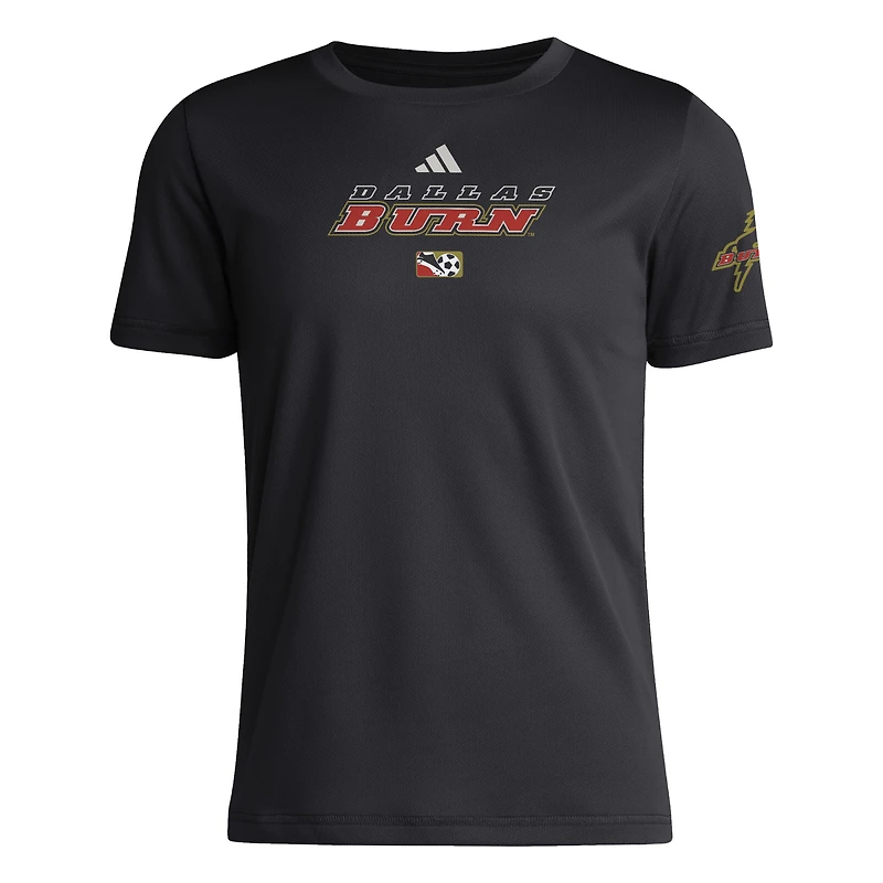 T-shirt adidas noir pour jeune FC Dallas 2025 Archive Collection Jersey Hook
