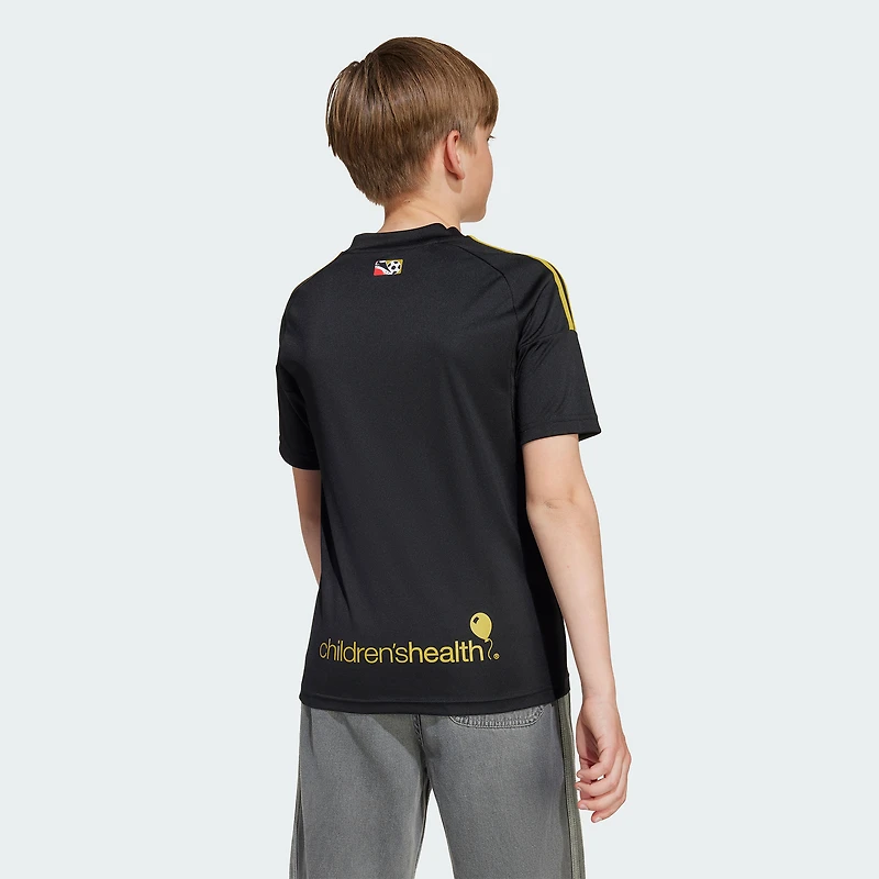 Maillot réplique noir FC Dallas 2025 pour jeunes adidas