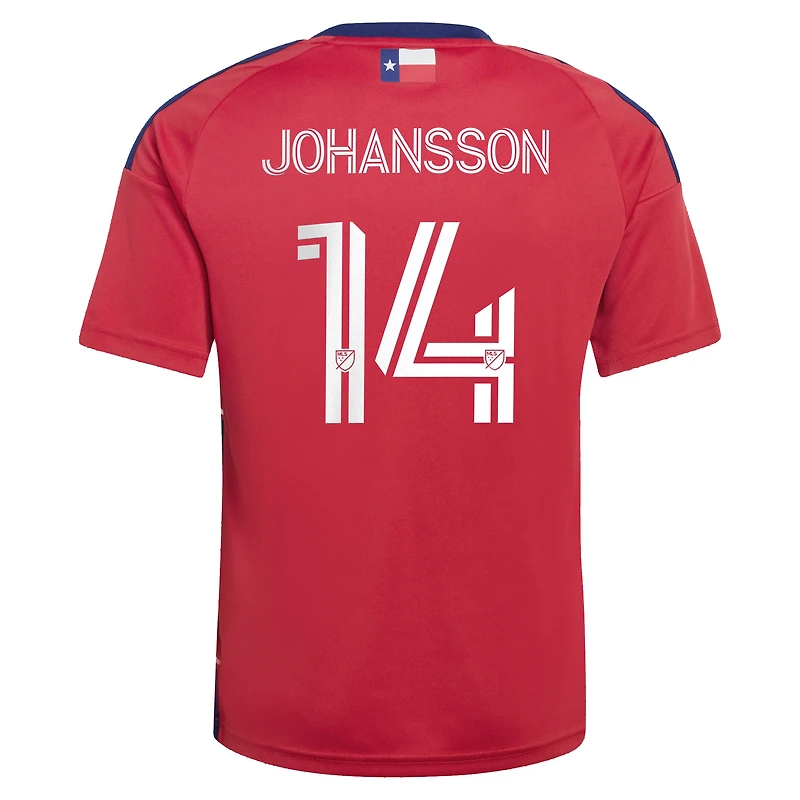 Youth adidas Herman Johansson Red FC Dallas 2026 DNA Kit Replica Jersey
