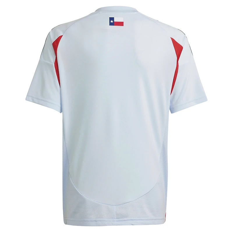 Maillot réplique du kit Inferno FC Dallas 2025 bleu clair pour jeunes adidas