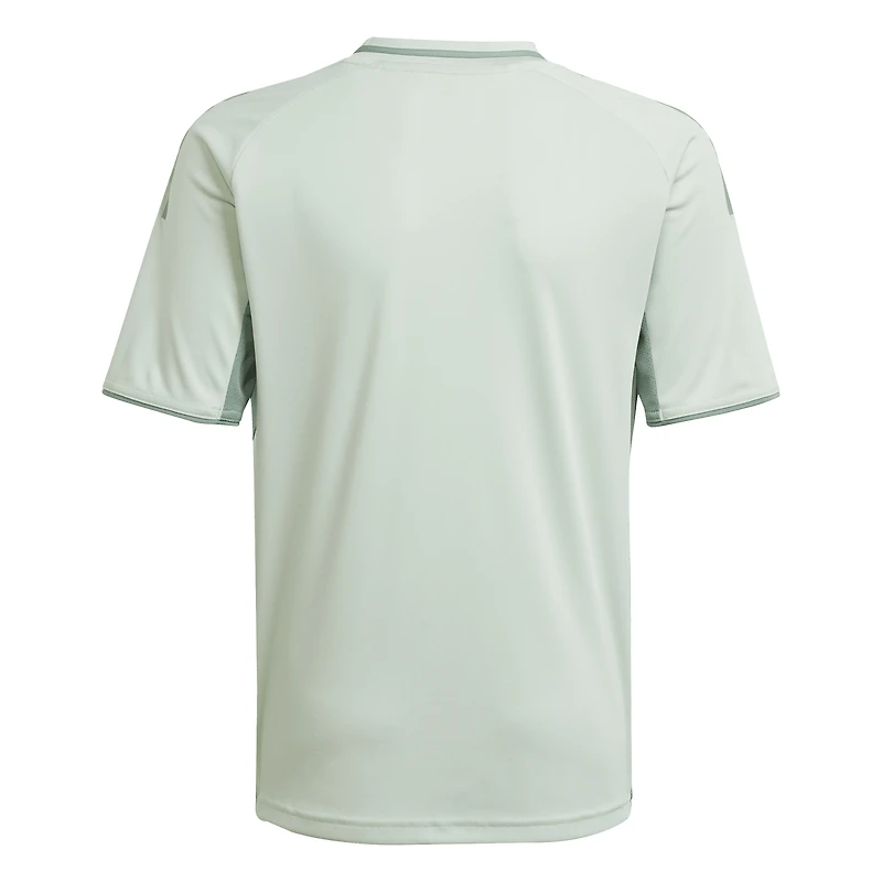 Maillot d'avant-match adidas FC Dallas 2025 One Planet vert clair pour enfant