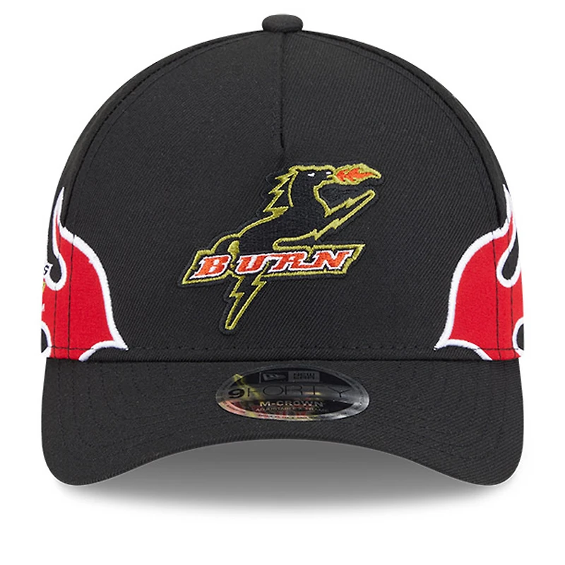 Casquette ajustable New Era noire FC Dallas 2025 Jersey Hook 9FORTY M-Crown pour jeune