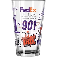 FedEx St. Jude Championship 16oz. Scatter Pint Glass
