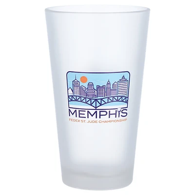 FedEx St. Jude Championship 16oz. Memphis Frosted Pint Glass