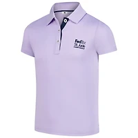 Polo violet FootJoy pour jeunes filles FedEx St. Jude Championship ProDry