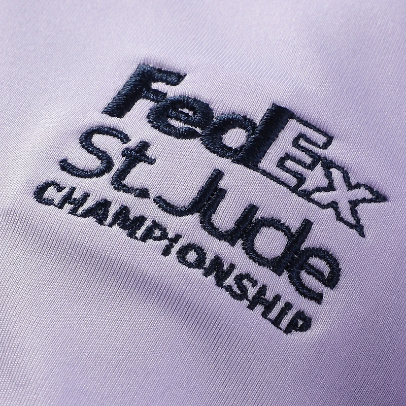 Polo violet FootJoy pour jeunes filles FedEx St. Jude Championship ProDry