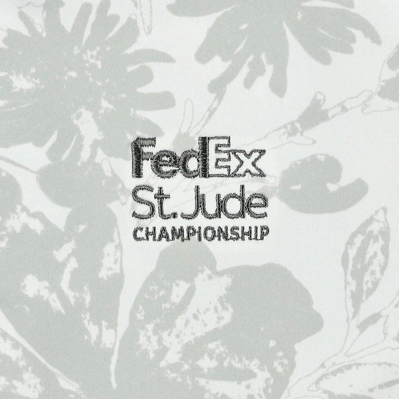 Men's Puma White FedEx St. Jude Championship MATTR Rose Polo